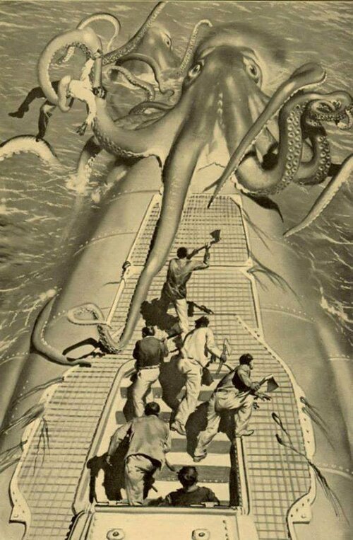 Zdeněk Burian 1905 - 1981 Illustrations for Jules Verne's 20,000 Leagues Under the Sea 1937.jpg