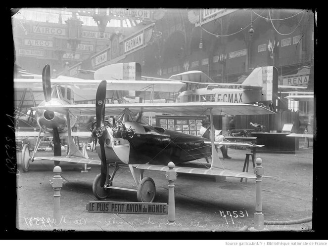 De Marçay Passe-partout light plane Paris air show 1919 -.jpg