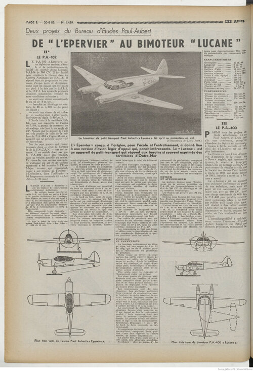 PA-102 et PA-400 (Les Ailes) 1.jpg
