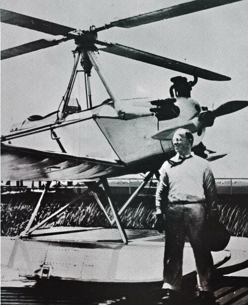 XOZ-1 Sea Gyroplane with E. Burke Wilford (1937-08).jpg