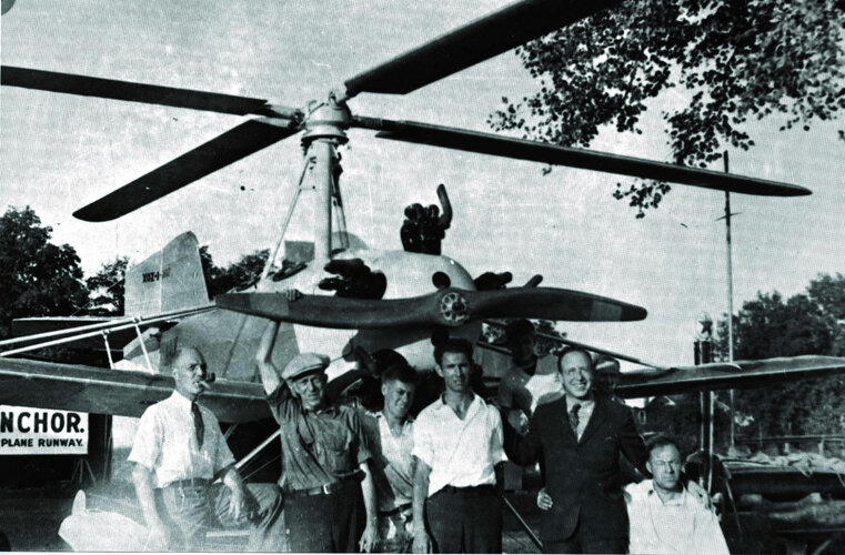 XOZ-1 Sea Gyroplane with Wilford Aircraft Group (1936).jpg