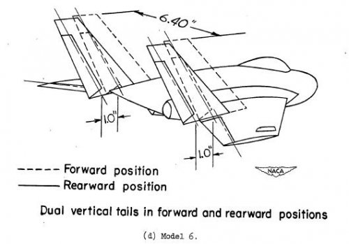 two tail fins Northrop X-4.JPG