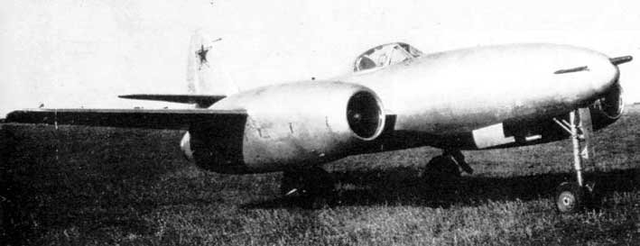 The Su 11 with the Lyulka TR-1 axial-flow engines.jpg