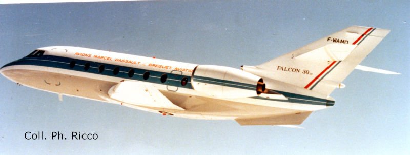 Dassault Falcon 30 1er vol 11 mai 1973 (PhR5).jpg