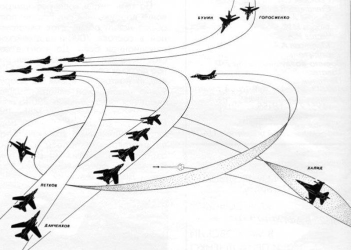 Soviet MiG-23MLD and Paki F-16.jpg