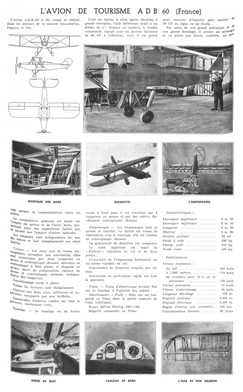 Aucouturier-Dugoua ADB.60, L'Aérophile 1938-03 (cleaned).jpg