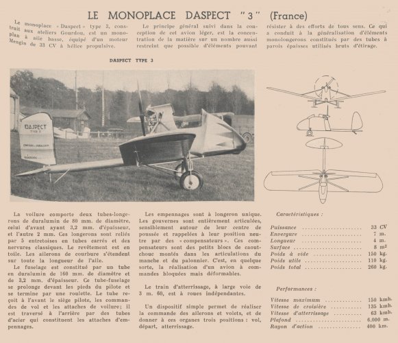 Daspect 3, L'Aérophile 1938-02.jpg