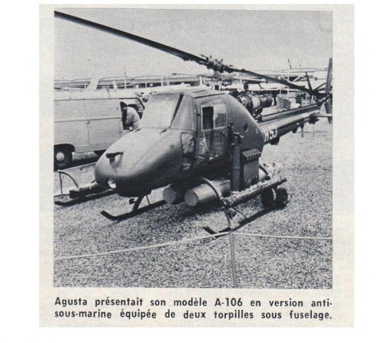 Agusta A-106 light shipboard anti-submarine helicopter prototype - Aviation Magazine Internati...jpg