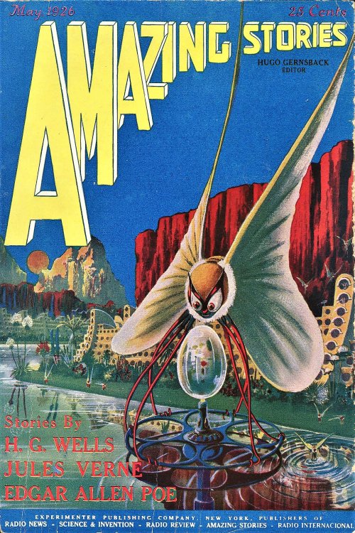 Amazing Stories No. 2, May 1926. Frank R. Paul cover art.jpg