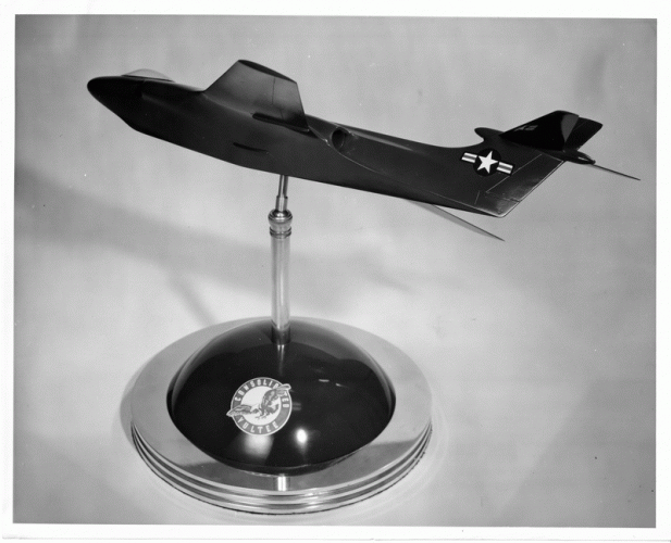 CONVAIR SKATE MODEL LOWER LEFT REAR VIEW K 648ab.gif