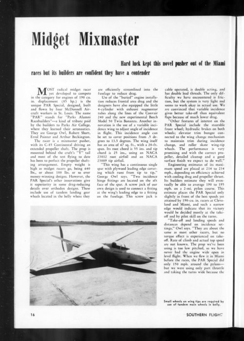 mixmaster midget par special Southern Flight 1950-04.jpg