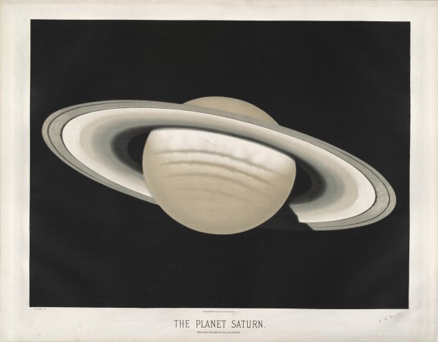 The planet Saturn. Observed on November 30, 1874, at 5h. 30m. P.M. (Plate X.jpg