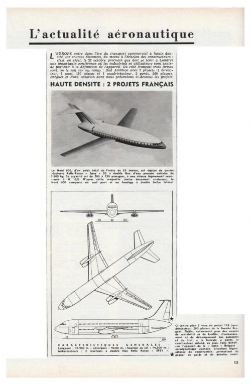 SNCAN Nord 600 & Bréguet Br.124 - Aviation Magazine International - Numéro 429 - 15 Octobre 19...jpg