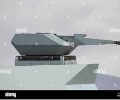 A Rheinmetall Oerlikon Millennium 35mm Naval Revolver Gun ...