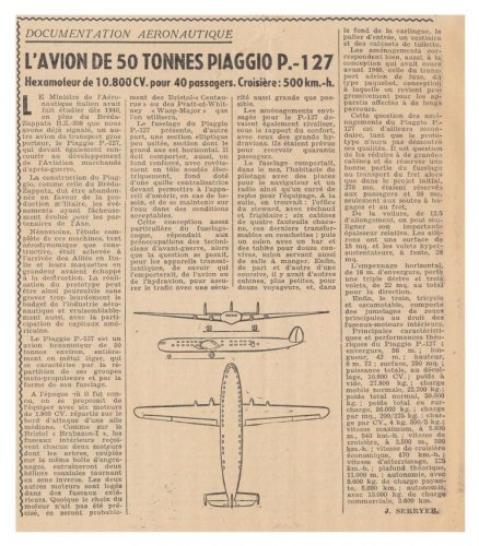 Piaggio P-127 - Les Ailes No. 1,144 - 3rd January 1948.......jpg