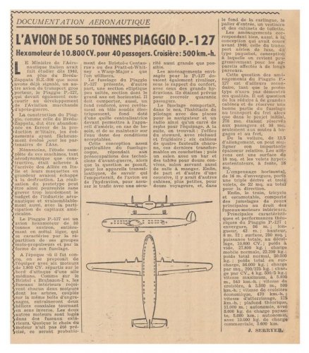 Piaggio P-127 - Les Ailes No. 1,144 - 3rd January 1948.......jpg