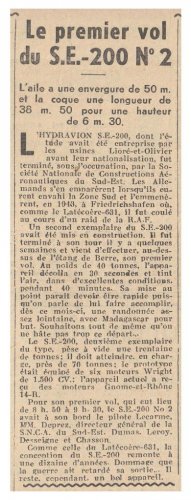SNCASE SE-200 - Les Ailes No. 1,060 - 11th May 1946 2.......jpg
