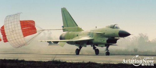 J-10A yellow + brake chute.jpg