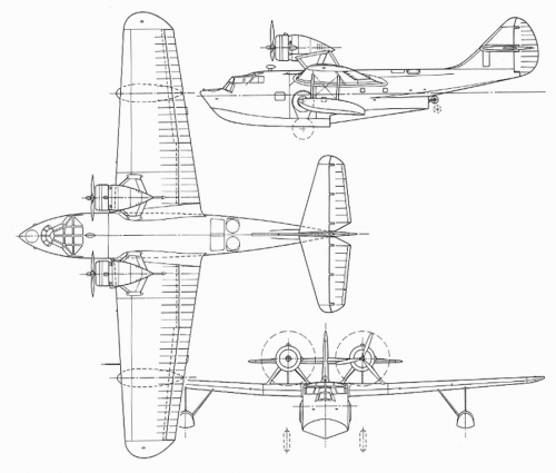 Douglas YOA-5 3-view.png