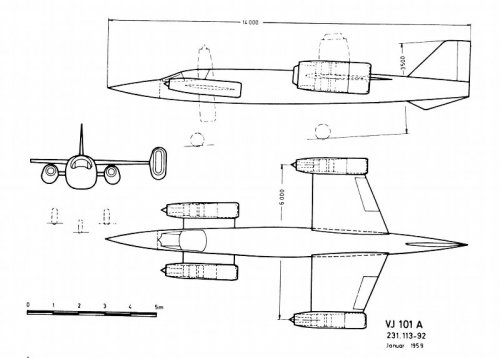 EWR VJ-101A/B/C/D/E VTOL fighter projects | Secret Projects Forum