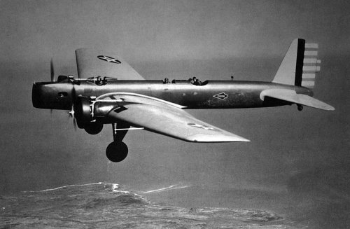 Boeing Y1B-9 first flight.jpg