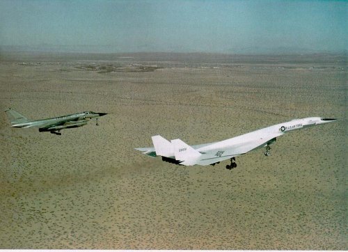 XB-70  at Edwards with B-58 in chase2.jpg