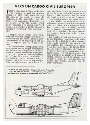 Transall C-161 - Aviation Magazine International - No. 463 - 15 Mars 1967.......jpg