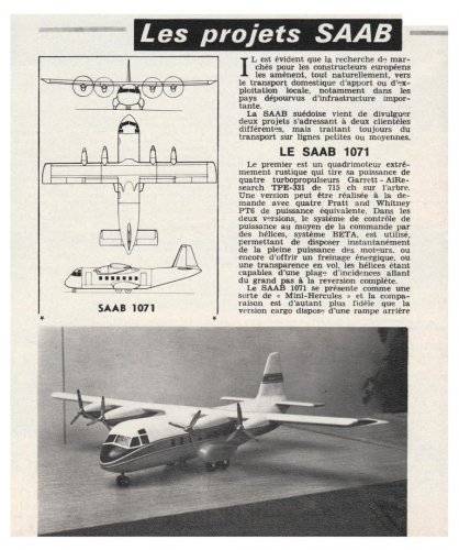 SAAB 1071 & 1073 - Aviation Magazine International - No. 491 - 15 Mai 1968 1.......jpg