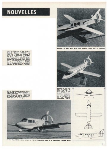 Bede BD-3 & BD-7 - Aviation Magazine - Numéro 375 - 15 Juillet 1963 2.......jpg