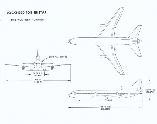 Lockheed L-1011-8 TriStar - Lockheed General Arrangement LA8193.......jpg