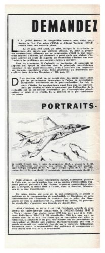 ECAT projects - Aviation Magazine International - Numéro 414 - 1 Mars 1965 1.......jpg