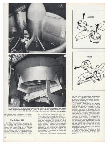 SNCAN Nord 500 Helcade - Aviation Magazine International - No. 466 - 1 Mai 1967 2.......jpg