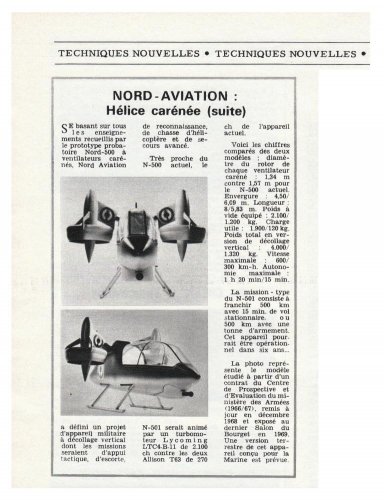 SNCAN Nord 500 Helcade Militaire model - Aviation Magazine International - No.jpg