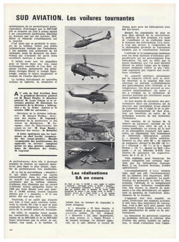 Sud Aviation Rotojet & other compound helicopter projects - Aviation Magazine International - No.jpg