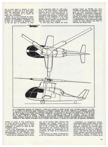 Sud Aviation Rotojet & other compound helicopter projects - Aviation Magazine International - No.jpg