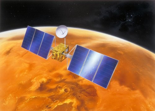 Observation satellite orbiting Mars - P-019-05678.jpg