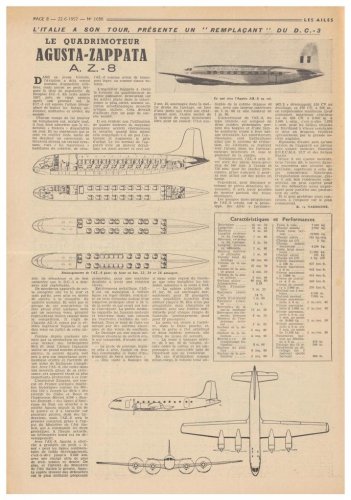 Agusta-Zappata AZ-8 - Les Ailes - No. 1,638 - 22 Juin 1957.......jpg