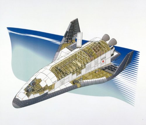 cancelled(2000-8)HOPE-X H-2 orbital flight experiment.jpg