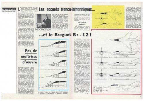 Bréguet Br.121 ECAT designs - Aviation Magazine International - Numéro 421 - 15 Juin 1965.......jpg