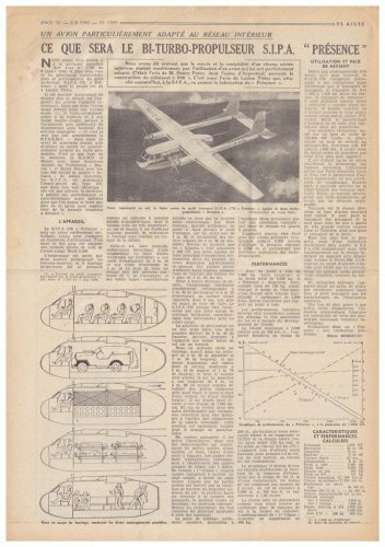 SIPA S.270 Présence project - Les Ailes - No. 1,789 - 6 Août 1960.......jpg