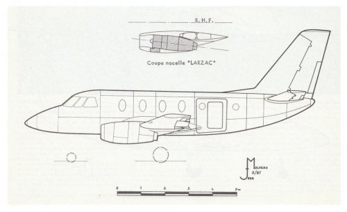 Avions Marcel Dassault MD-320 Hirondelle Bi-Larzac project - Le Fana de l'Aviation - No.jpg