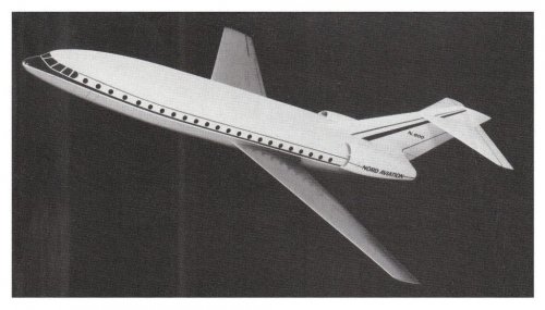 SNCAN Nord 600 project model - Le Fana de l'Aviation - No. 193 - Décembre 1985.......jpg