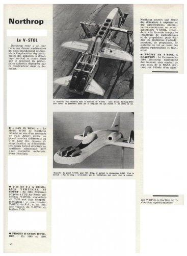 Northrop VTOL & VSTOL F-5A & T-38 projects - Aviation Magazine International - No.jpg