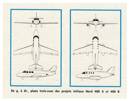 SNCAN Nord 400A & 400B projects - Aviation Magazine International - No. 510 - 15 Mars 1969.......jpg