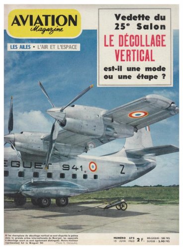 Bréguet Br.941 - Aviation Magazine - Numéro 373 - 15 Juin 1963.......jpg
