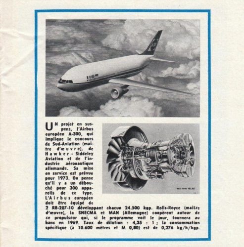 Airbus A-300 - Aviation Magazine International - No. 498 - 15 Septembre 1968.......jpg