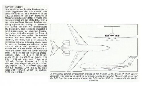 Ilyushin Il-86 preliminary design project - Air Enthusiast - July 1972.......jpg