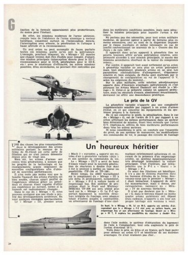 Avions Marcel Dassault Mirage G prototype - Aviation Magazine International - No.jpg