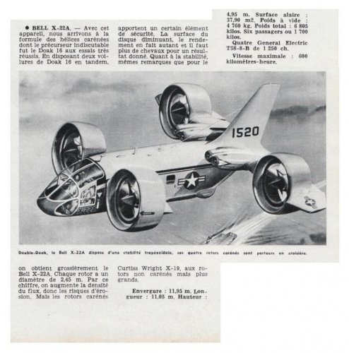 Bell X-22A VTOL project - Aviation Magazine - Numéro 373 - 15 Juin 1963......jpg