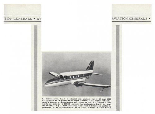 Piper PA-35 Pocono commuter liner prototype - Aviation Magazine International - No.jpg